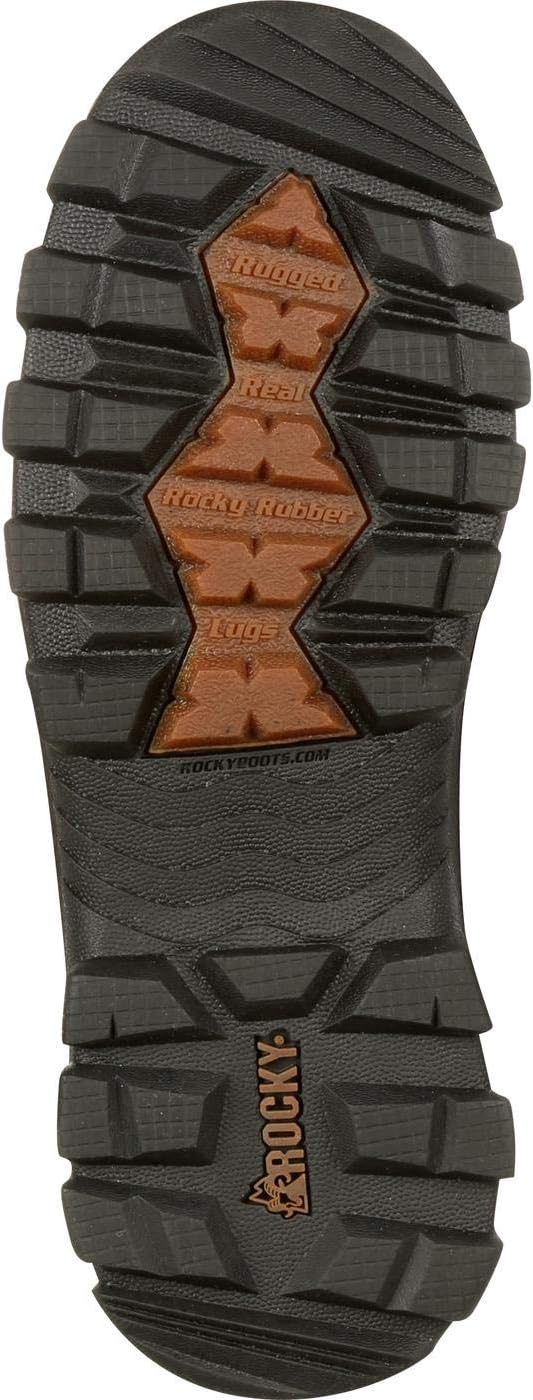ROCKY mens Men's Waterproof Boots Have Mossy Oak Camo - Image 3