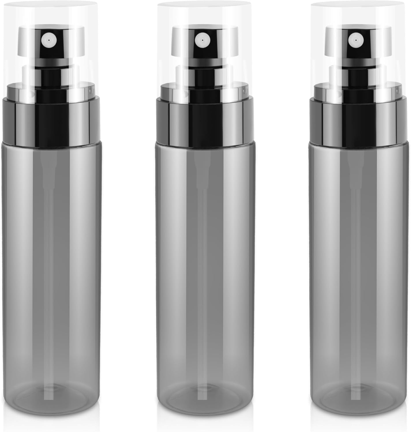 Fennec Mart Refillable Spray Bottle 100ml Small Fine Mist Bottles for Haircare, Salons, Skin Care & Plants Black Plastic, Travel Size & Durable (3)-image-40