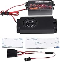 Vista 1 de Simulador de sonido del motor, juego de módulo simulado de sonido de motor de automóvil RC con altavoz para 1/10 vehículos modelo de coches simulado