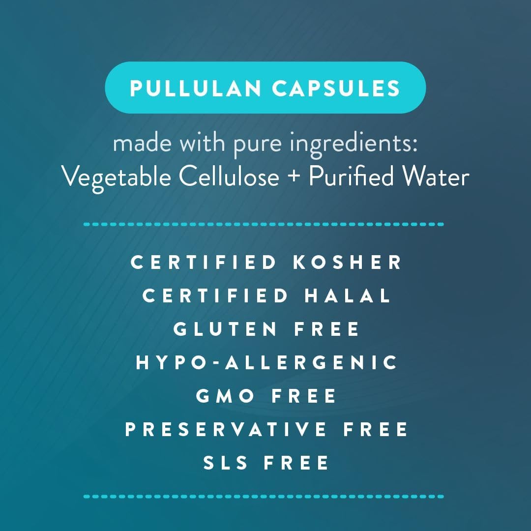 PureCaps USA - Empty Vegetarian Vegan Pullulan Pill Capsules Size 0 | 5,000 Separated Pills| Clear| Non-GMO Certified | SLS, Gluten, Preservative Free
