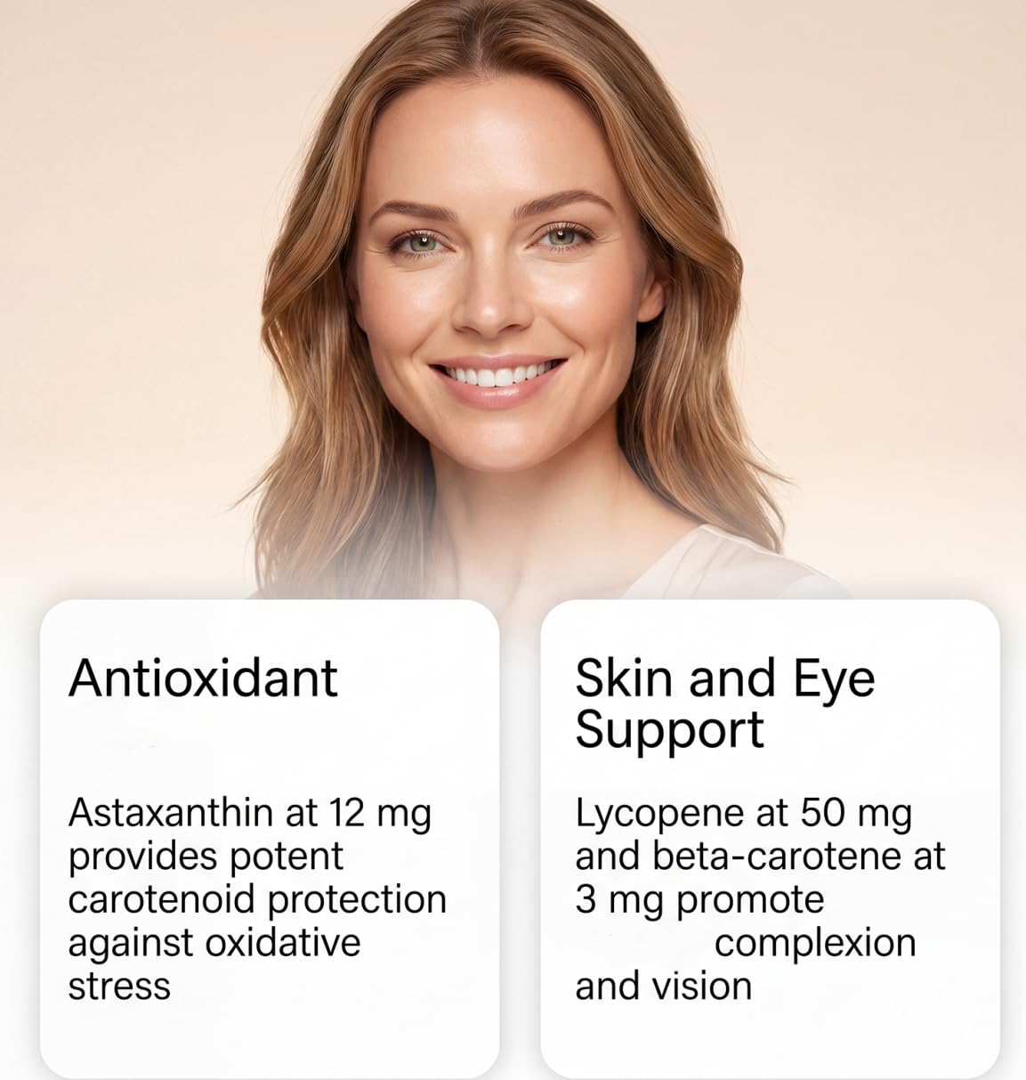 Astaxantina 12 mg, adecuada para hombres y mujeres (60 unidades)