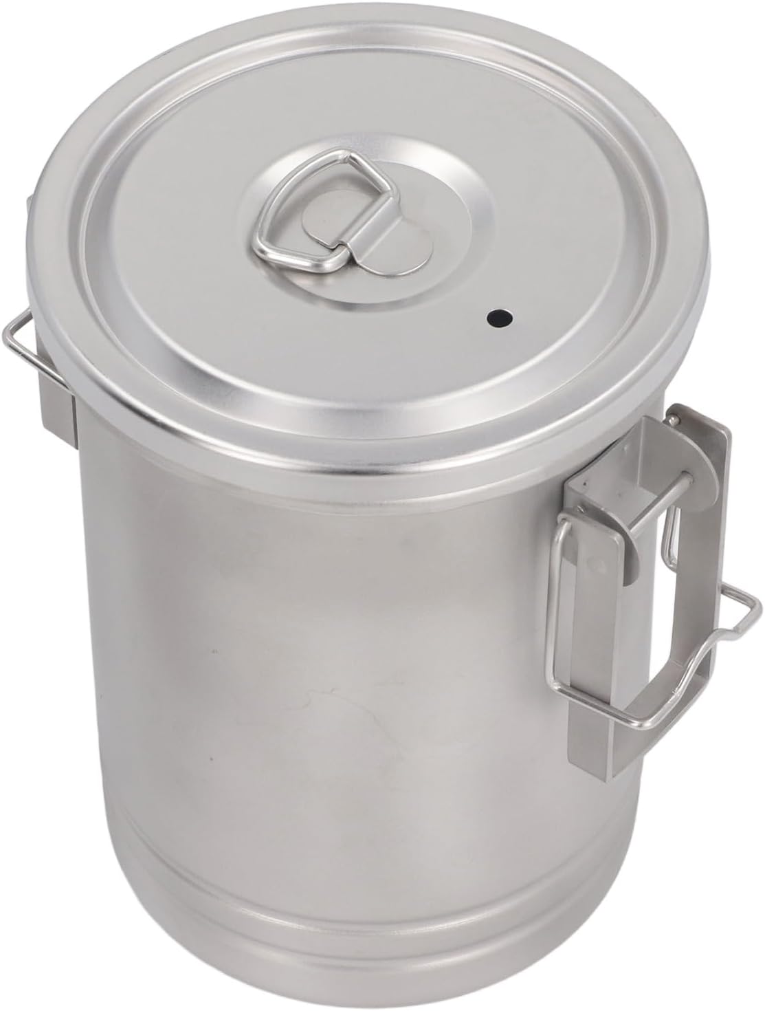Camping Cooking Pot with Lid 304 Stainless Steel Steaming and Boiling Multifunction Portable Camping Pot with Buckle for Outdoor Camping