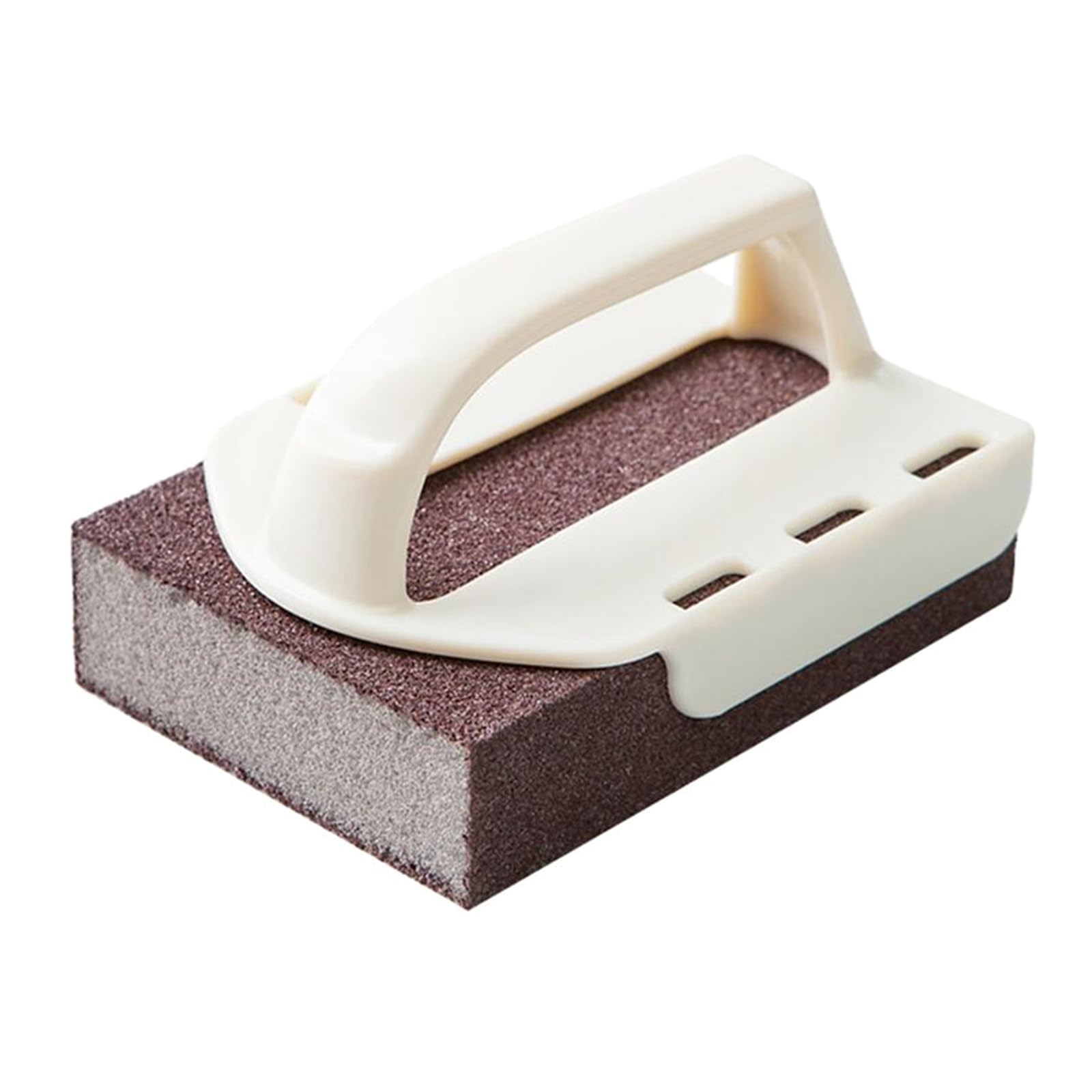 NMFLAB Sandpaper Sponge Scrubber with Detachable Handle for Kitchen Cleaning Sponge for Cookware and Utensils Replaceable Handle Scourer