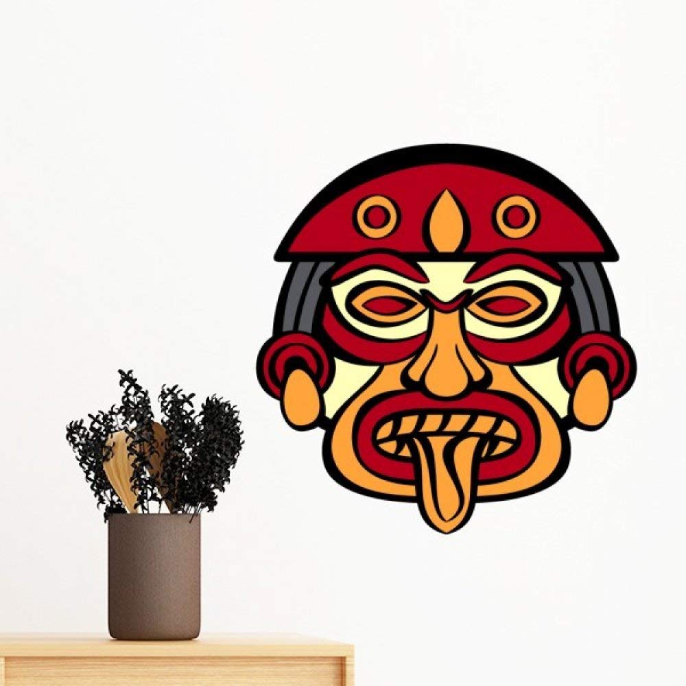 Sticker mural art indien totem 30cm : donnez du cachet à votre chambre