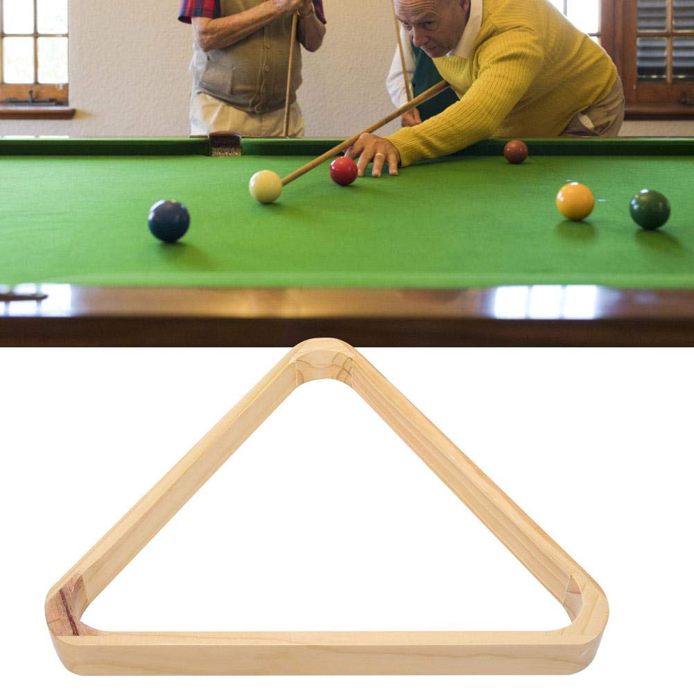 Vbest life Professionelle Holz Billard Dreieck Rhombus Rahmen Snooker Bälle Rack Billard Holzstativ Billard Zubehör Sportzubehör Zubehör