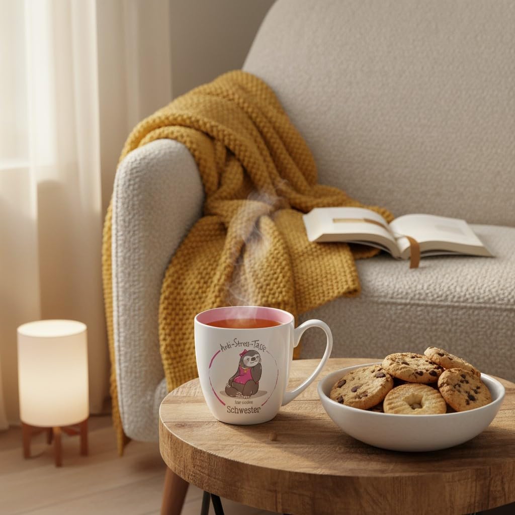 Gruss & Co Anti-Stress-Tasse Motiv Schwester – Bild 2