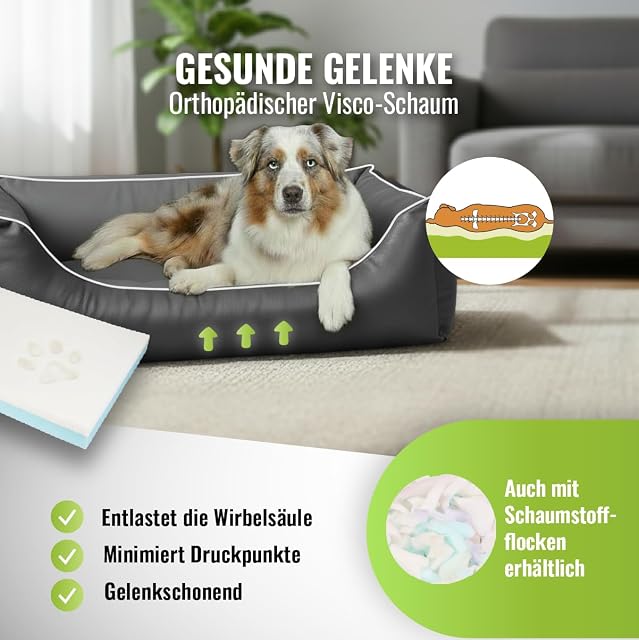 Foto 3 de 8 de Cama para perros CopcoPet Rocco 2 en 1, impermeable y de piel sintética