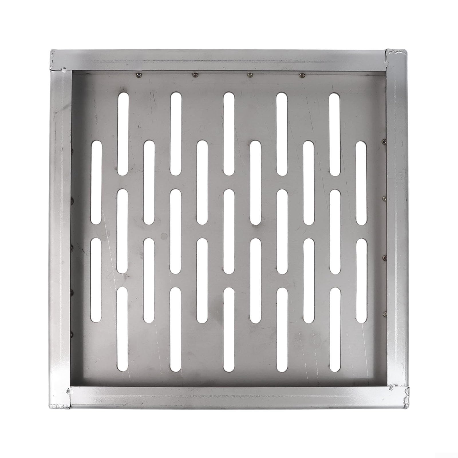 Grille de vidange carrée en acier inoxydable antirouille pour sol de douche extérieur (250 x 250 x 20 mm)