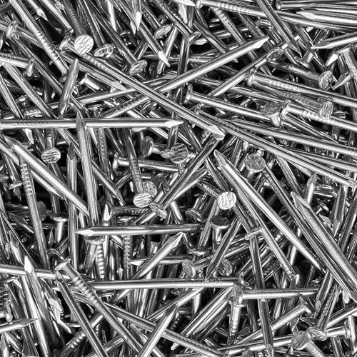 OMOTOOL 304 Edelstahl stahlnägel Set（480 Stück）, Bild hängende Nägel, Wand Nägel Kit, 6 Größen