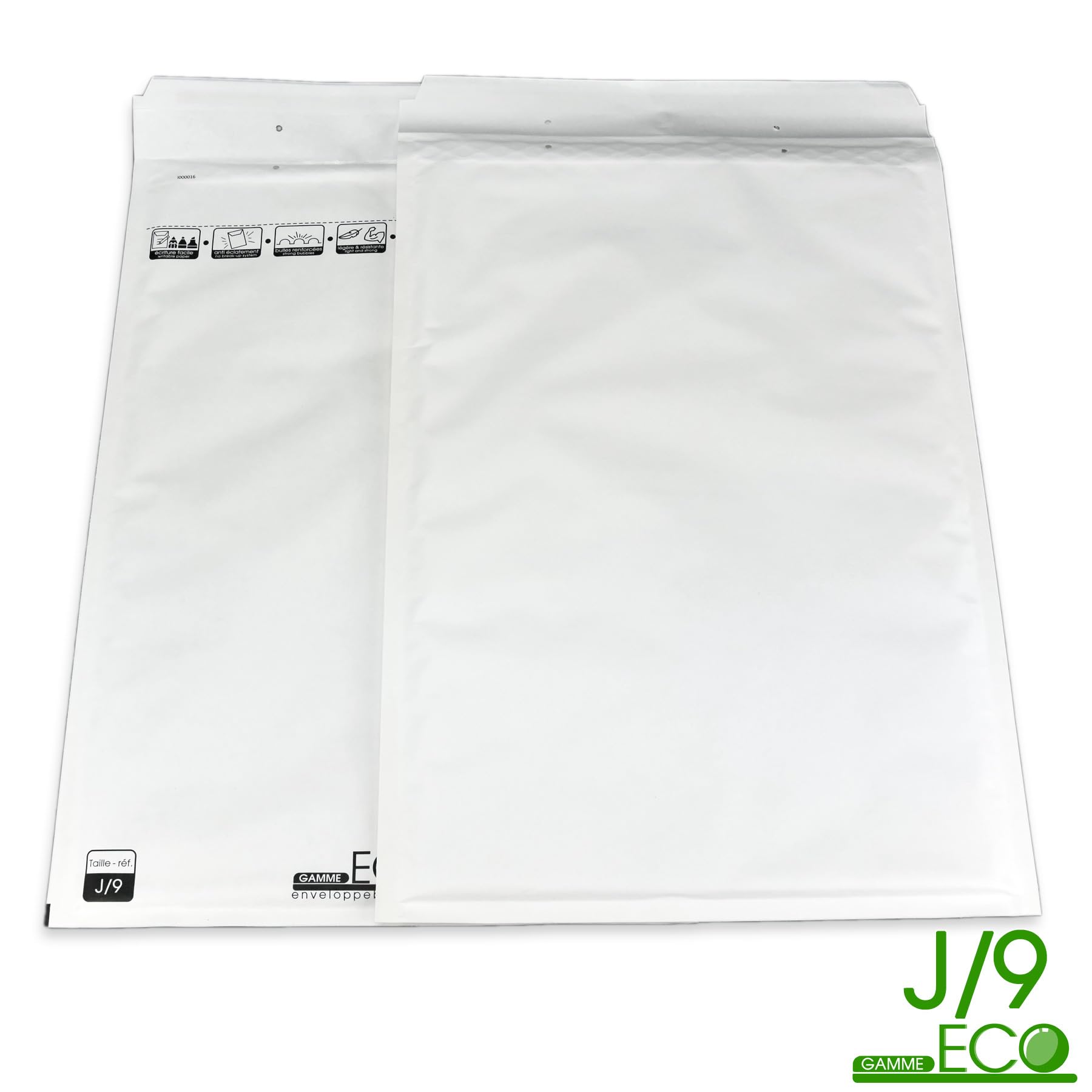 Lot de 100 enveloppes à bulles ECO J/9 format 300x430mm