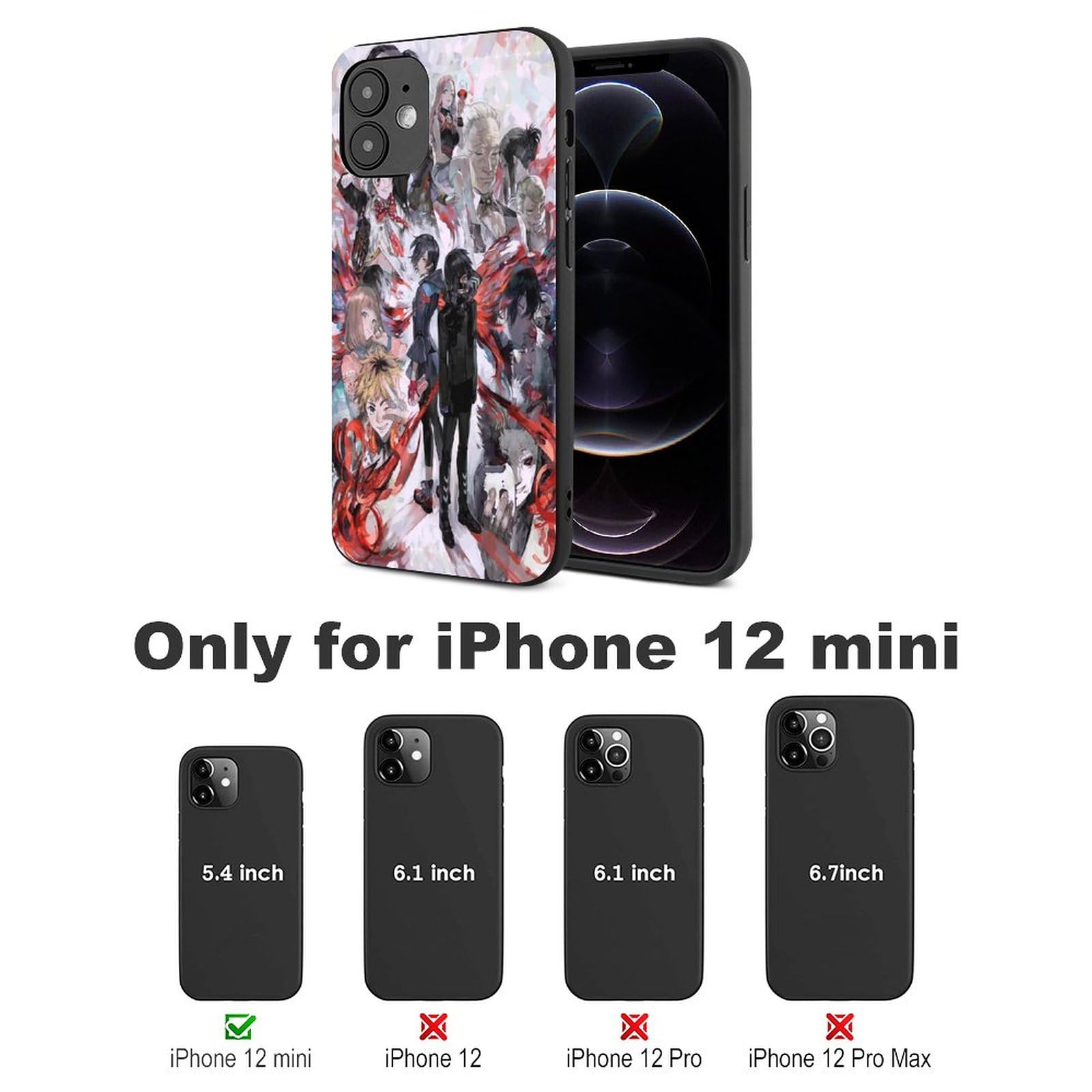 Amazon.co.jp: iPhone 12 Mini ケース 東京喰種トーキョーグール (5