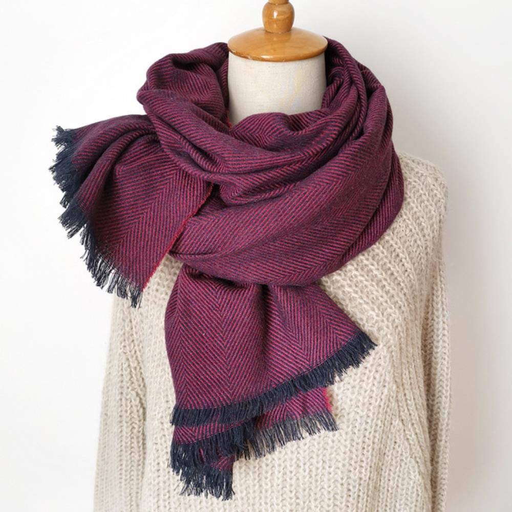 Schal Langer Schal Mit Wärmerem Winterfashion Schal Geschenk Für Frauen Damen Strickschal