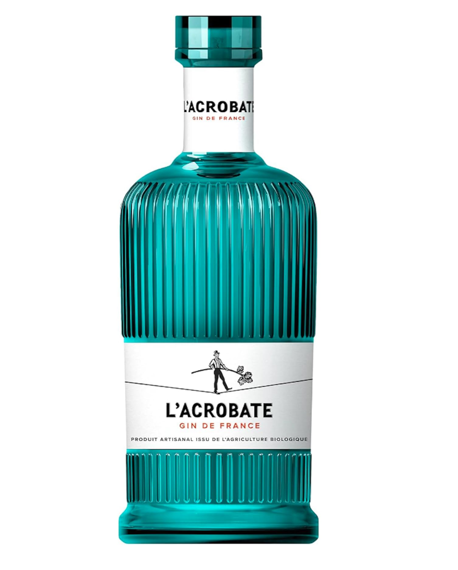 L'ACROBATE - Gin Bio - Gin Artesanal Francés - Origen Francia - Medalla de Oro 2021 Concours Mondial de Bruxelles - 44% De Alcohol - Botella 700 ml