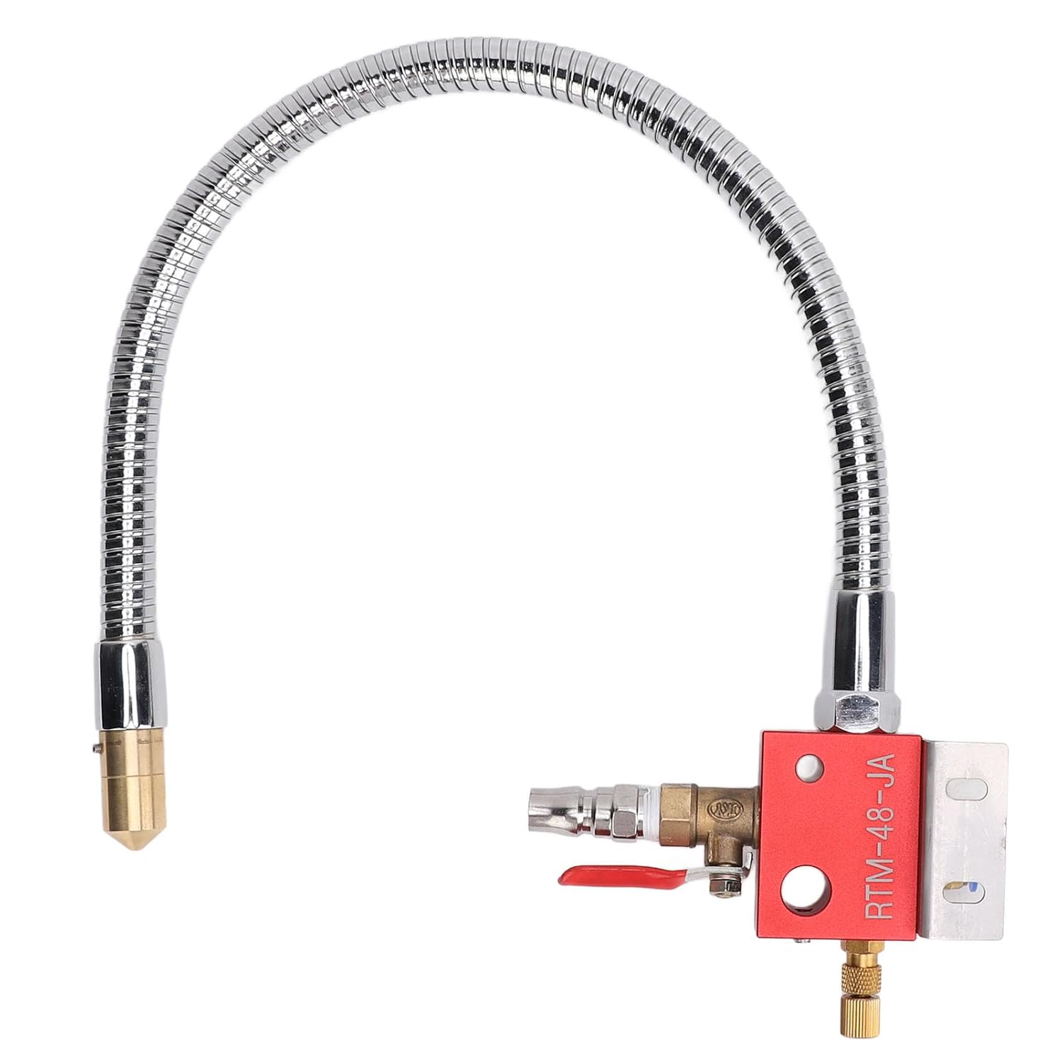 ミストクーラント潤滑スプレーシステム 48 センチメートル金属ホースと 2 メートルのソフトチューブ CNC 旋盤切断彫刻機用