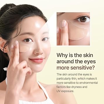 Bean Hydrogel Eye Patch - For Dark Circles, Puffiness & Wrinkle Care, 60ea