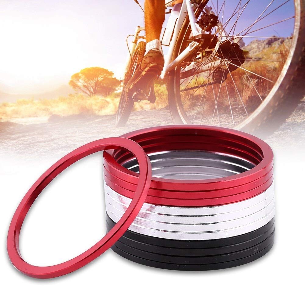 Distanziali Mozzo Bici OKBY - 15 Pezzi, Lega Alluminio, Spessore 2.5mm, Per Regolazione Movimento Centrale - Foto 3