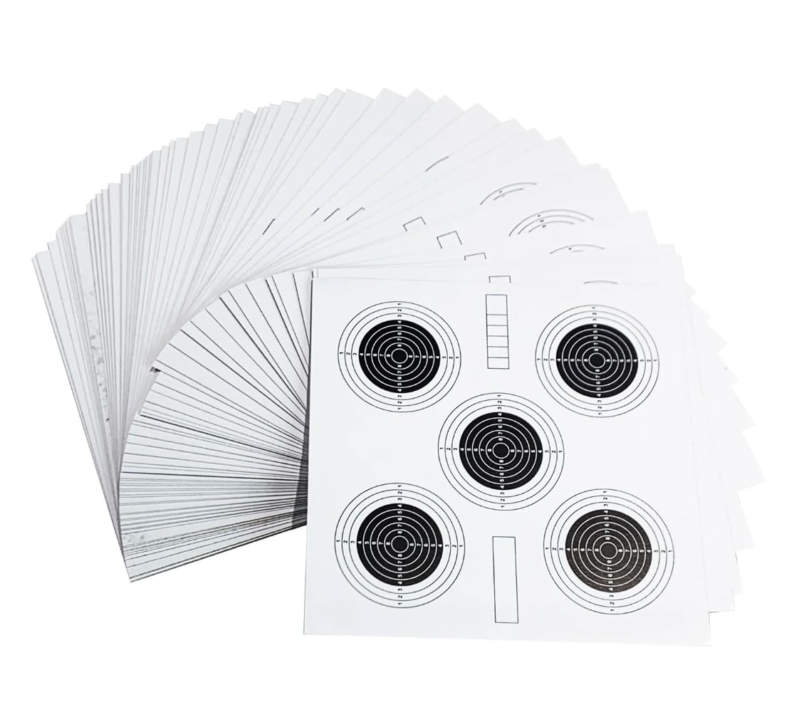 ADCHOP Besagli 14x14 cm 200 gr Confezione 100 pezzi tiro al bianco Airsoft Aria compressa