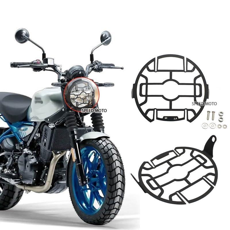 Grille de phare moto Guerrilla 450 cache protection Himalayan 2025 - 2