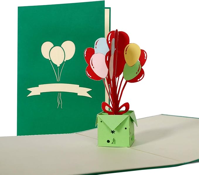 title=Biglietti auguri compleanno portasoldi 3d per bambini o ragazza, biglietti