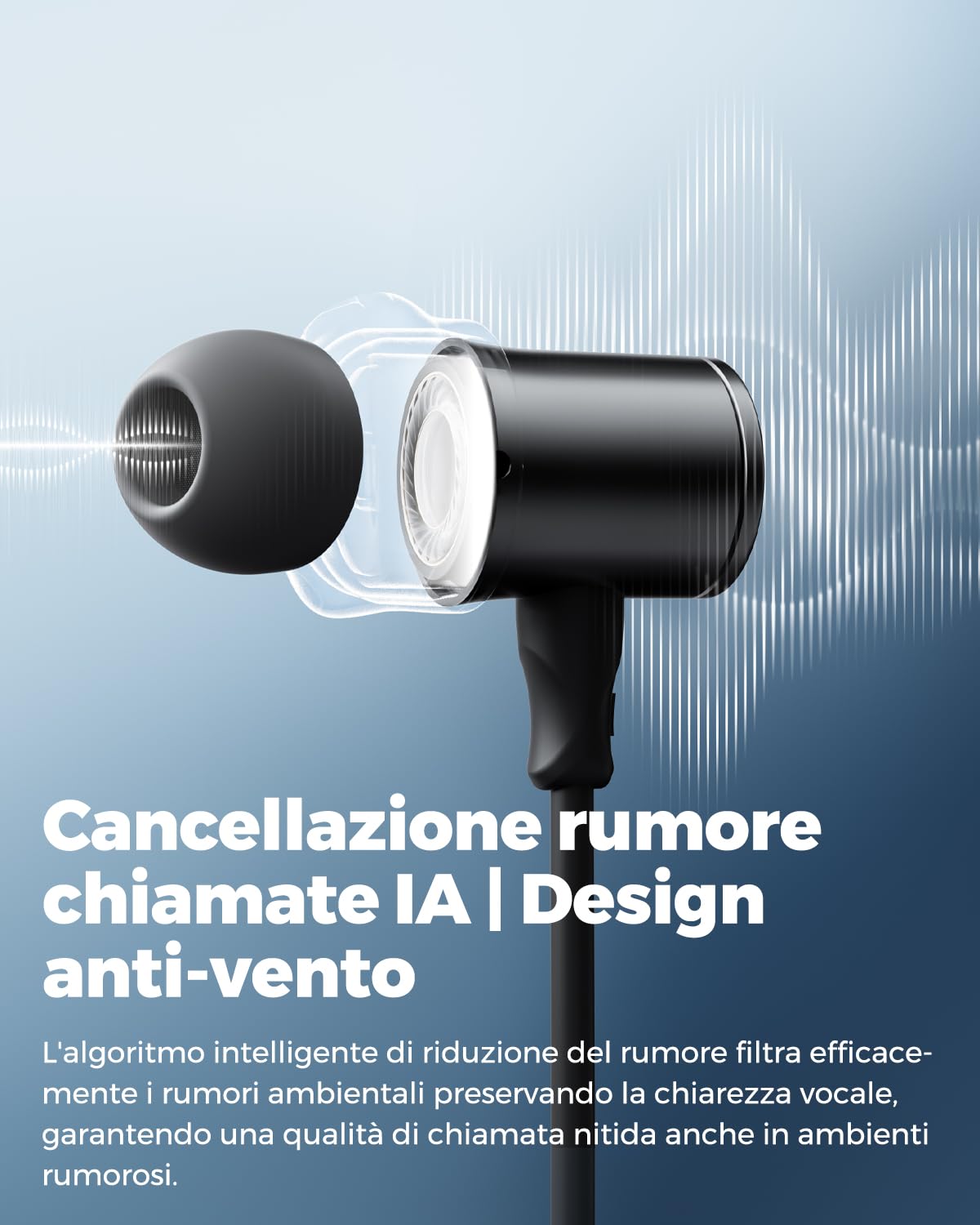SoundPEATS Q40HD Auricolari Bluetooth 5.4 Sportive da Collo, Hi-Res Audio LDAC, 20 Ore Autonomia, IP67 Impermeabili, App Controllo, Doppia Connessione, EQ Dinamico, Trova Cuffie