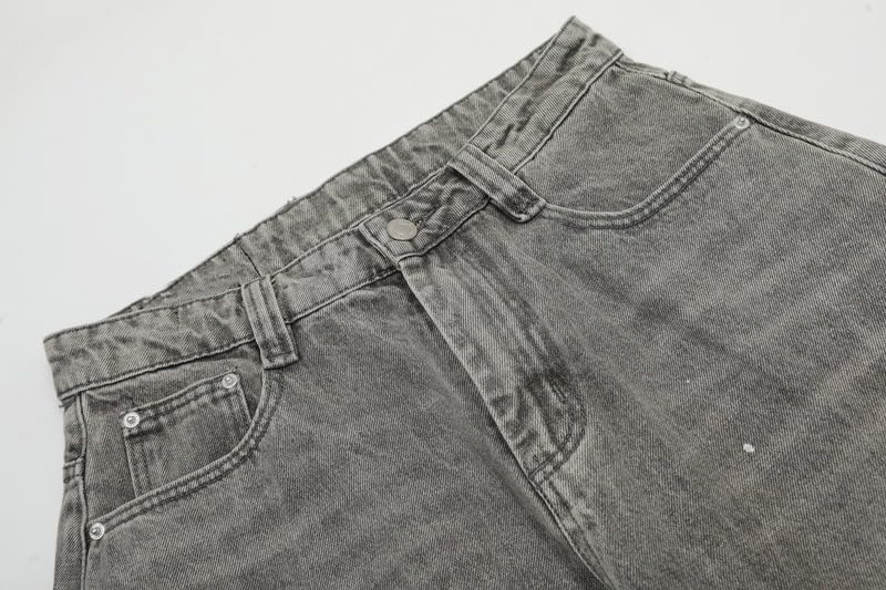 Men's Jeans American Retro Loose Wide-Leg Casual Commute Daily Pants4