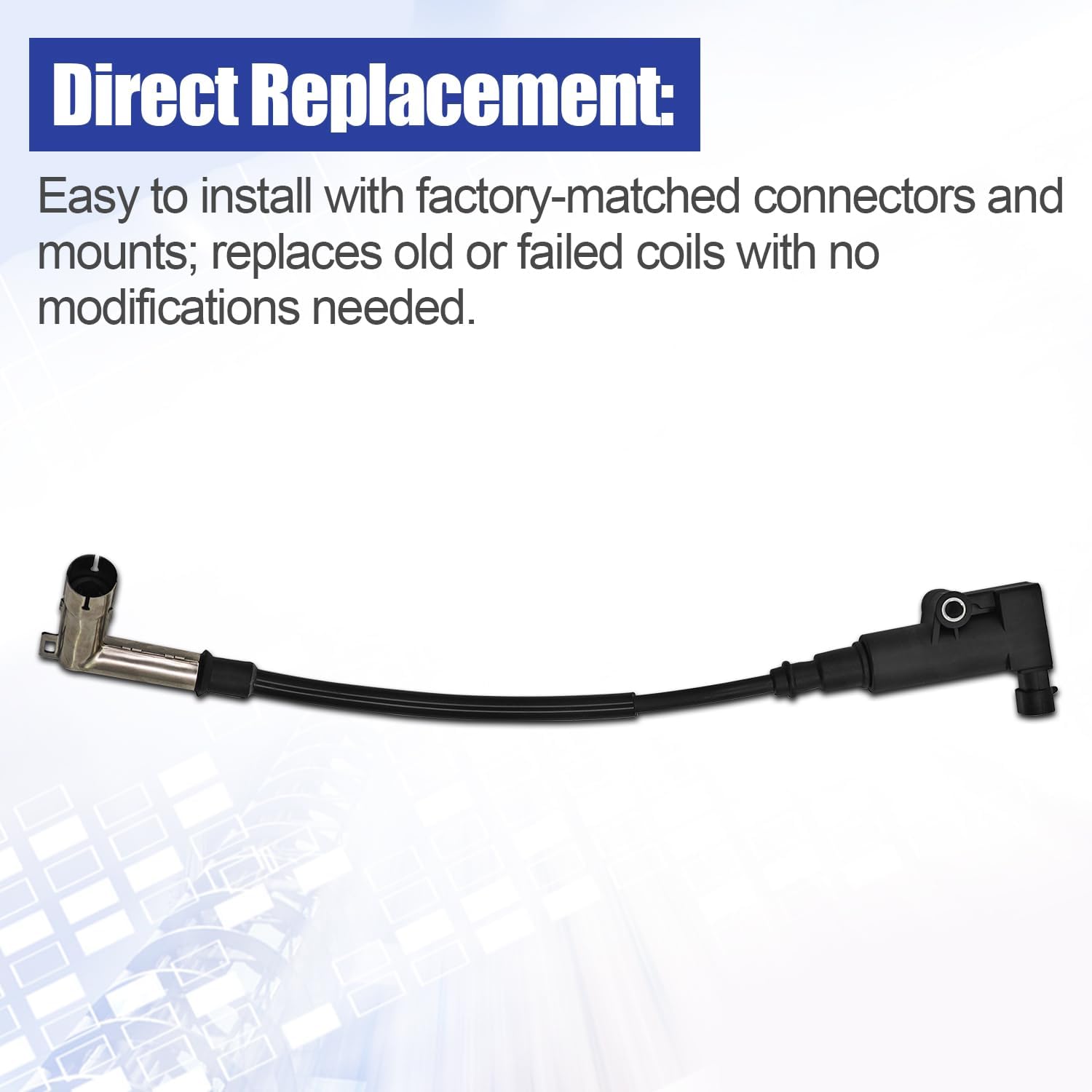 25-519-04-S Ignition Coil Compatible with Kohler ECH, ECV, EKT, PCH, EZT, FCV, PCV Engines - Replace 2551904-S, 25 519 04-S