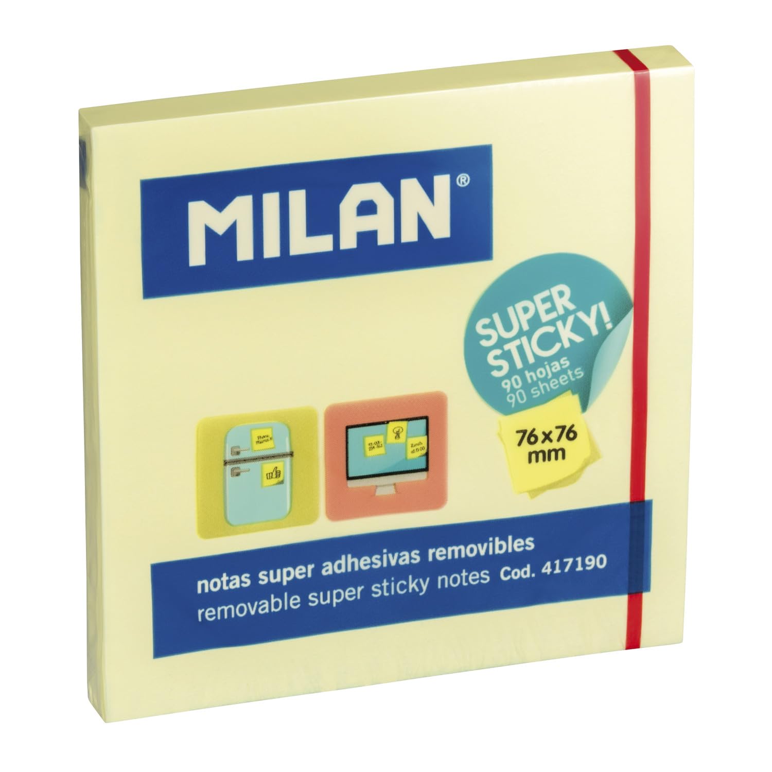 Pad 90 Super Sticky Notes 76 x 76 mm