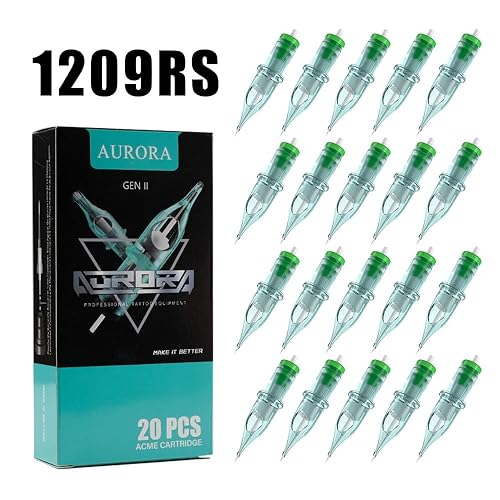 Miniatura 2 de Aurora Gen 2 Cartuchos Aguja de Tatuaje 20pcs (1209RS)