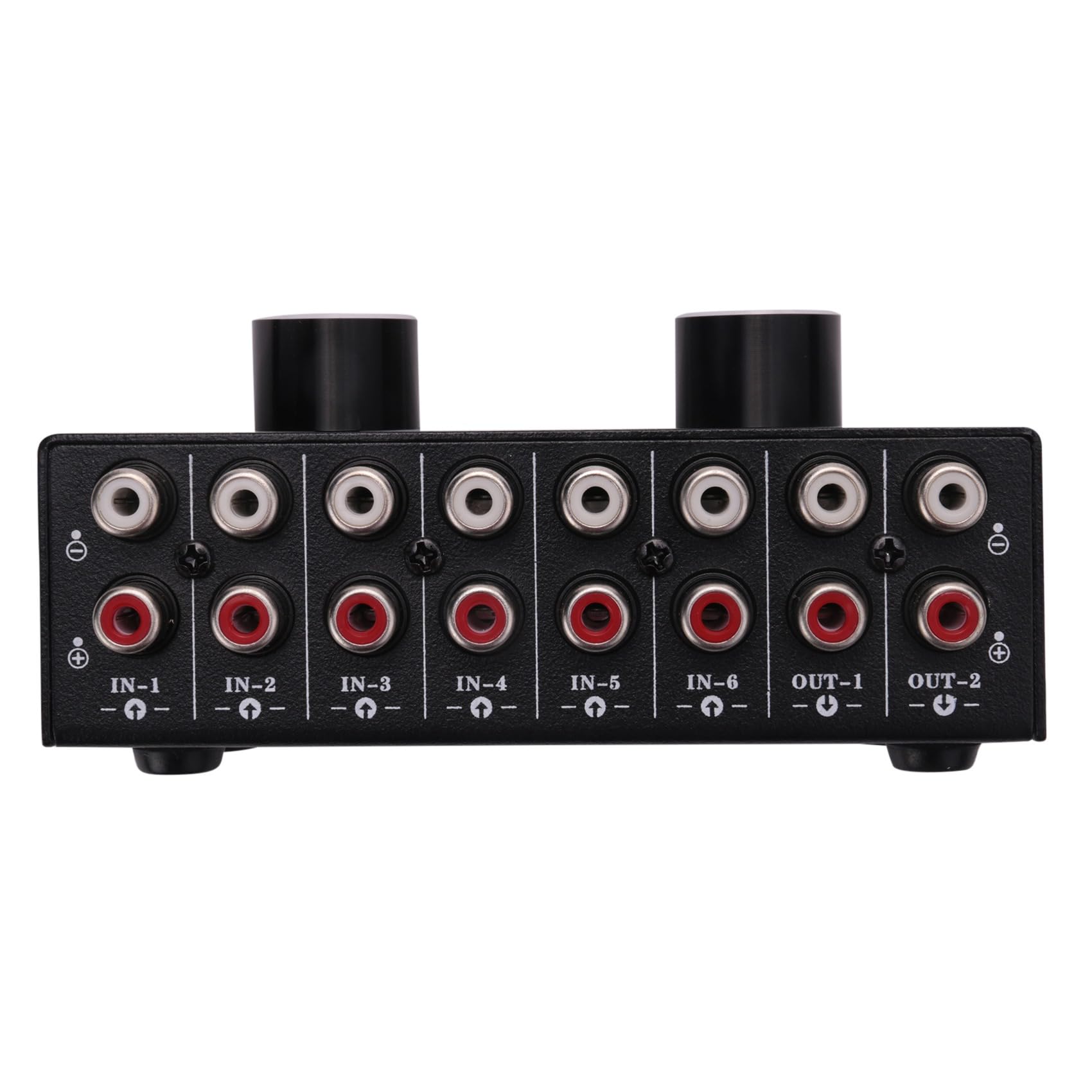 Conmutador 6 en 2 Salidas o 2 en 6 Salidas Conmutador de Altavoces Conmutador de SeleccióN de SeñAl de Fuente de Sonido EstéReo, Interfaz Adopta Interruptor Manual de DiseñO