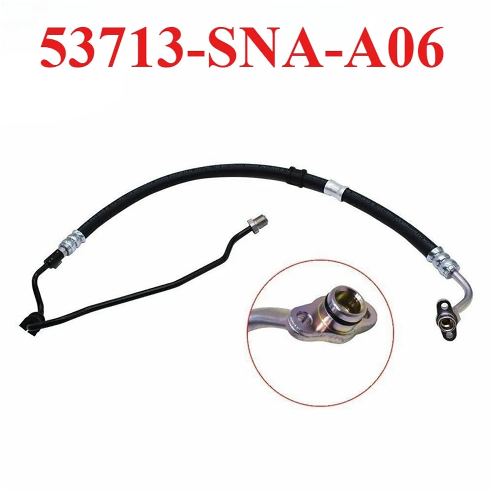 Pompa ciśnieniowa wspomagania Pompa servo Do Civic Do Acura CSX 1.8L 2006-2011 53713-S 53713-SNA-A06 A48M Wysokociśnieniowy Wąż Olejowy