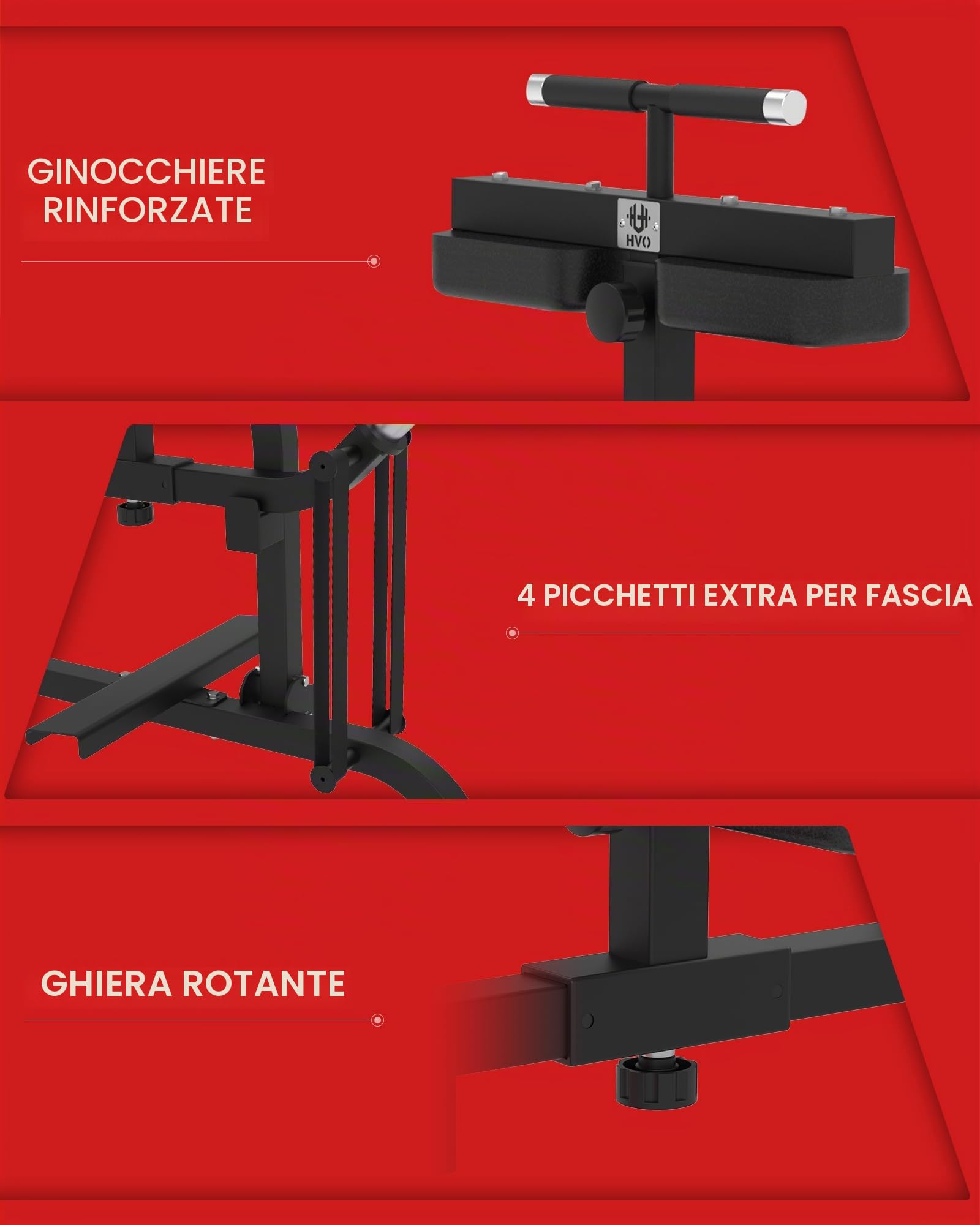 HVO Macchina per polpacci seduti: Attrezzo da allenamento per le gambe a casa in posizione seduta Seated Calf Raise Machine