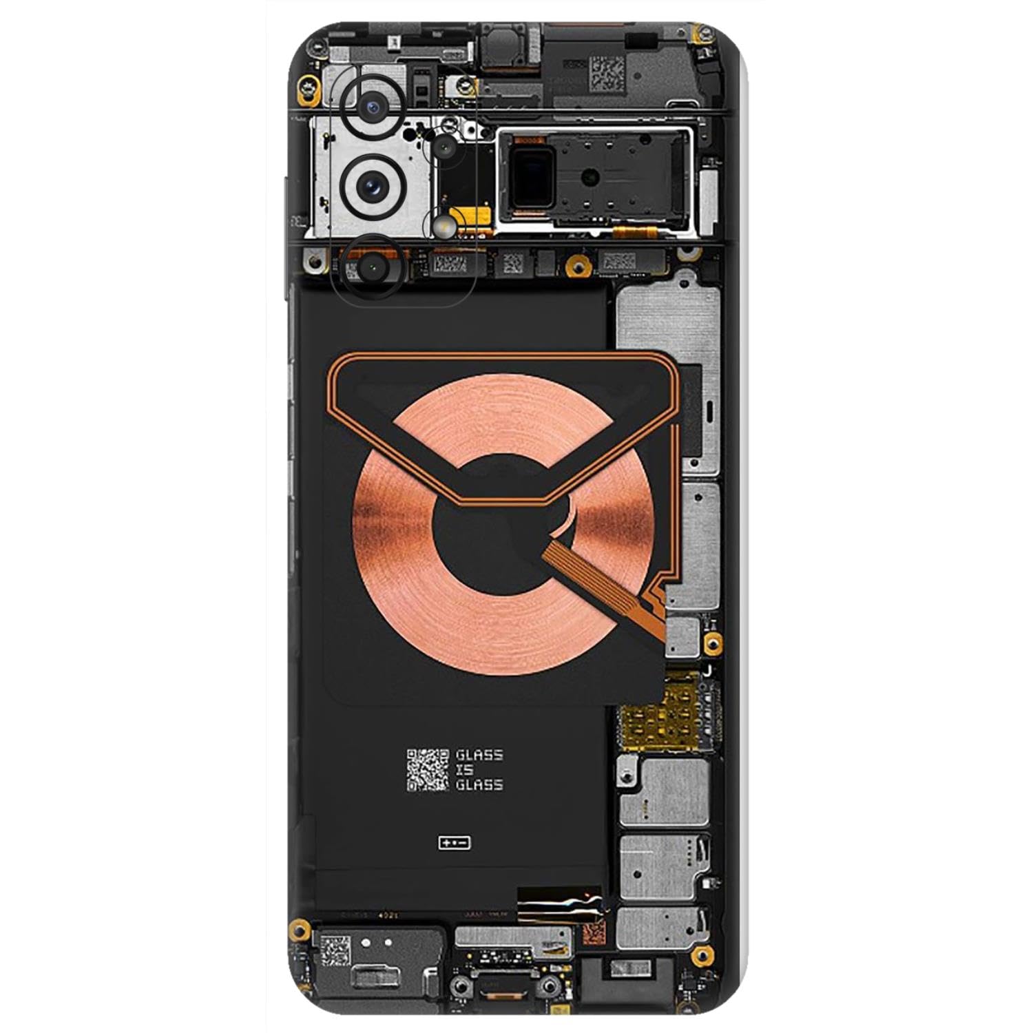 Mobile Skin Sticker Compatible with Samsung Galaxy A23 Skin Not Back Cover, Camera & Back Protector Mobile Skin Wrap; Samsung Galaxy A23-KE-277-image-32