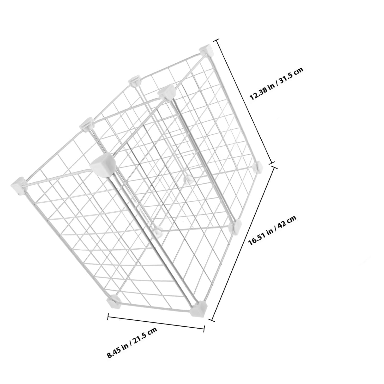 Contenedor Organizador Fácil de Instalar para Congelador Vertical de Hierro y Plástico Diseño en Rejilla para Crear Múltiples de Varios Estilos en Cocina y Varios Estilos