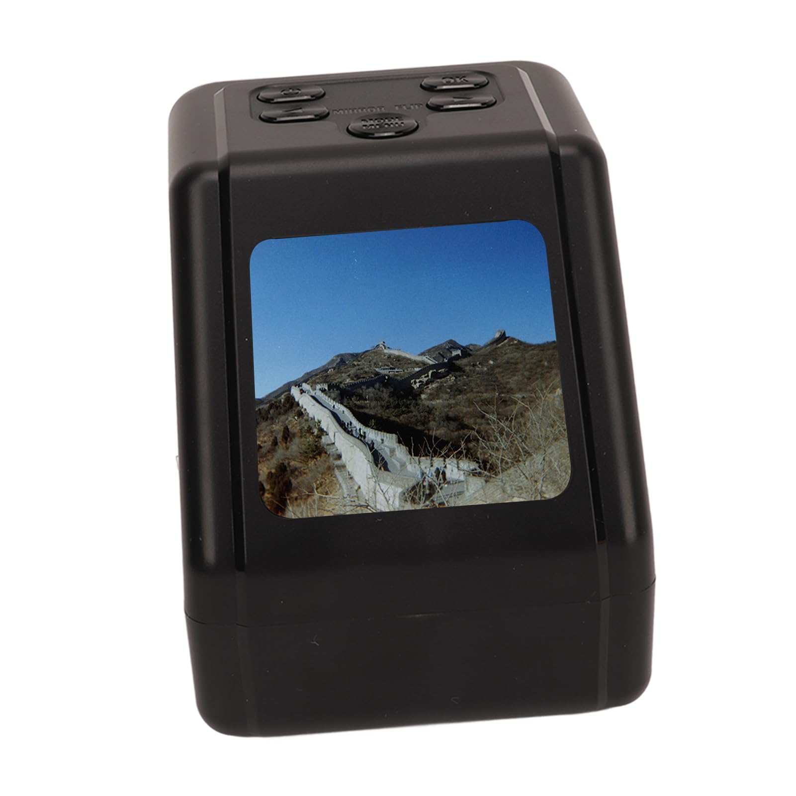 Pissente Skaner Filmów, Skaner Slajdów z 2-calowym Ekranem i kartą Pamięci 64 GB, z Obiektywem o Wysokiej Rozdzielczości do Filmów 135 126 110 Super 8 Mm Oraz Czarno-białych Negatywów