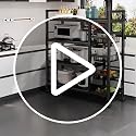 Image of Dratal Kitchen Moveable Storage Rack Multi-layer Vegetable Fruit Basket Adjustable Storage Shelf Microwave Oven Holder Microwave Shelf Metal Storage Rack Kitchen Rack Spice Rack Oven Storage Shelf