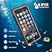 OTBBA iPhone 7 Plus/8 Plus Waterproof Case, Underwater Snowproof Dirtproof Shockproof with Touch ID Full Sealed Cover Waterproof Case for iPhone 7 Plus/8 Plus-5.5in (Black)