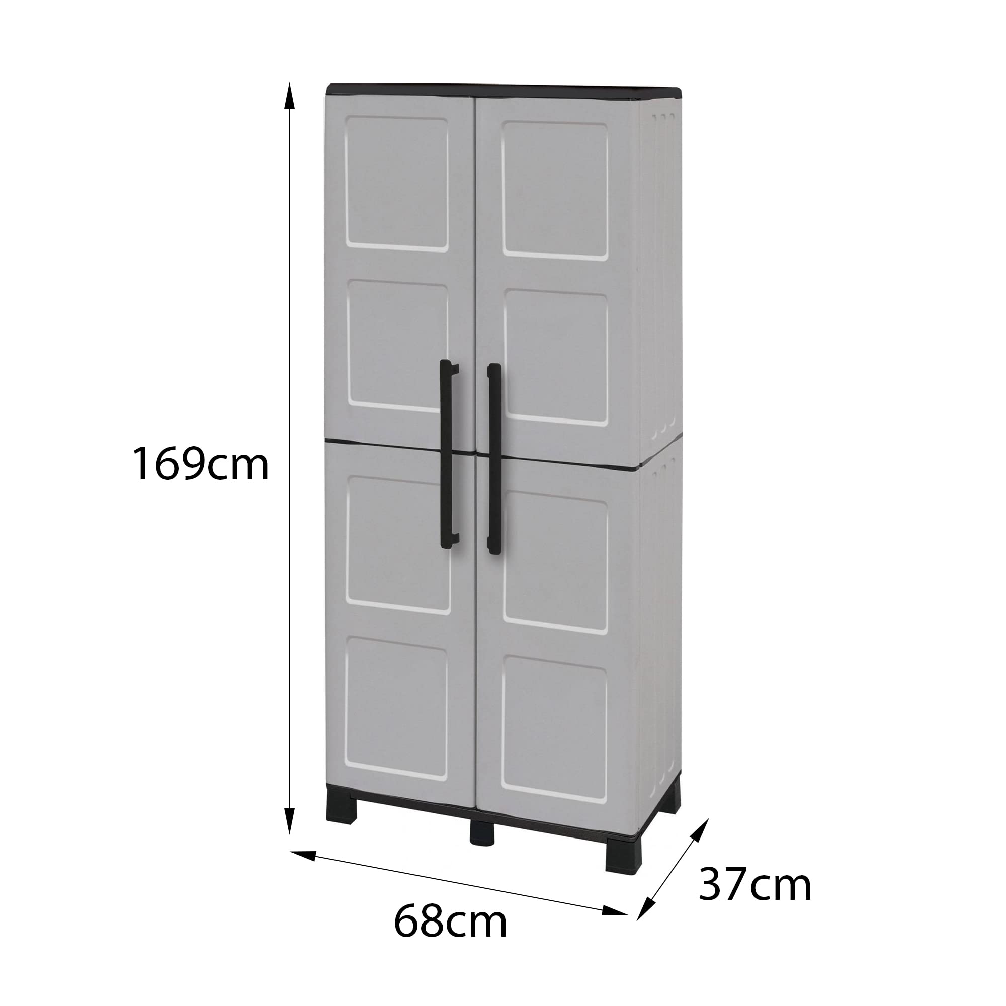 Armadio Da Esterno Keter Groove - Effetto Legno 80x45x180 Cm - Foto 9