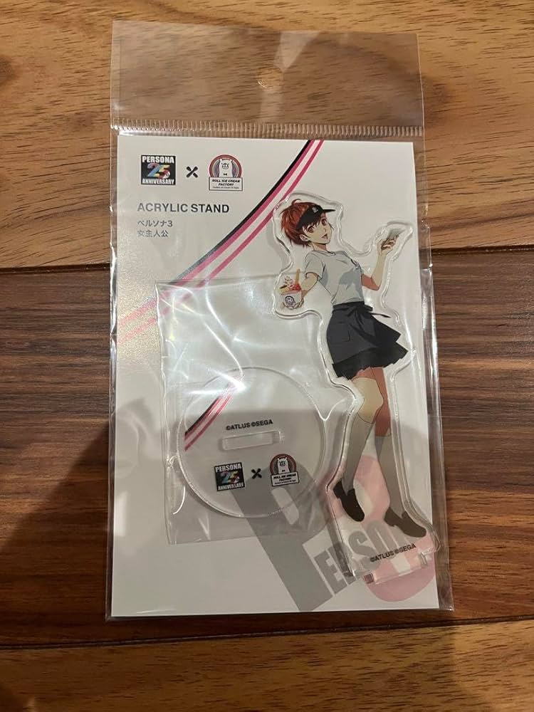 【ペルソナ3】女主人公 25周年記念 ロールアイス コラボ アクリルスタンド Amazon.co.jp: ペルソナ3女主人公 25周年記念 ロールアイス