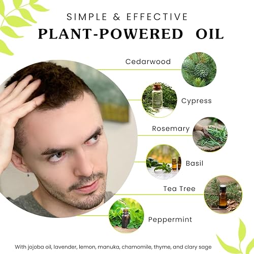 Miniatura 4 de Isabella's Clearly Aceite anticaspa natural y gratuito  Alivio de picazón para cuero cabelludo seco con picazón, dermatitis, psoriasis, tapa de