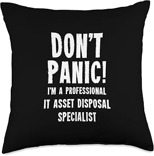 IT Asset Disposal Specialist Throw Pillow