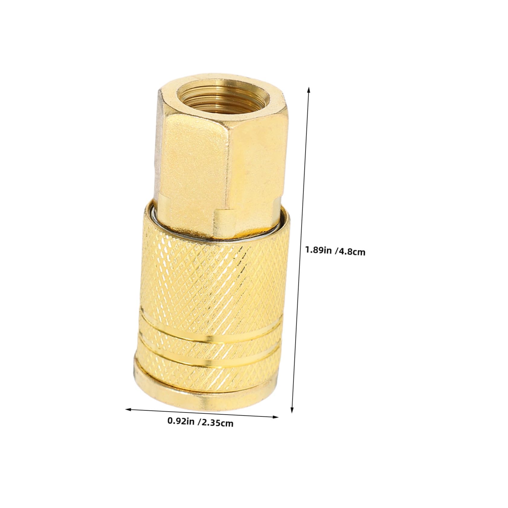 6 Piezas Conector De Herramientas Neumáticas Npt Con Rosca Cónica Adaptador De Manguera De Aire Para Accesorios De Compresor De Aire Kit De Reparación De Unidades Para Conexión Ráp