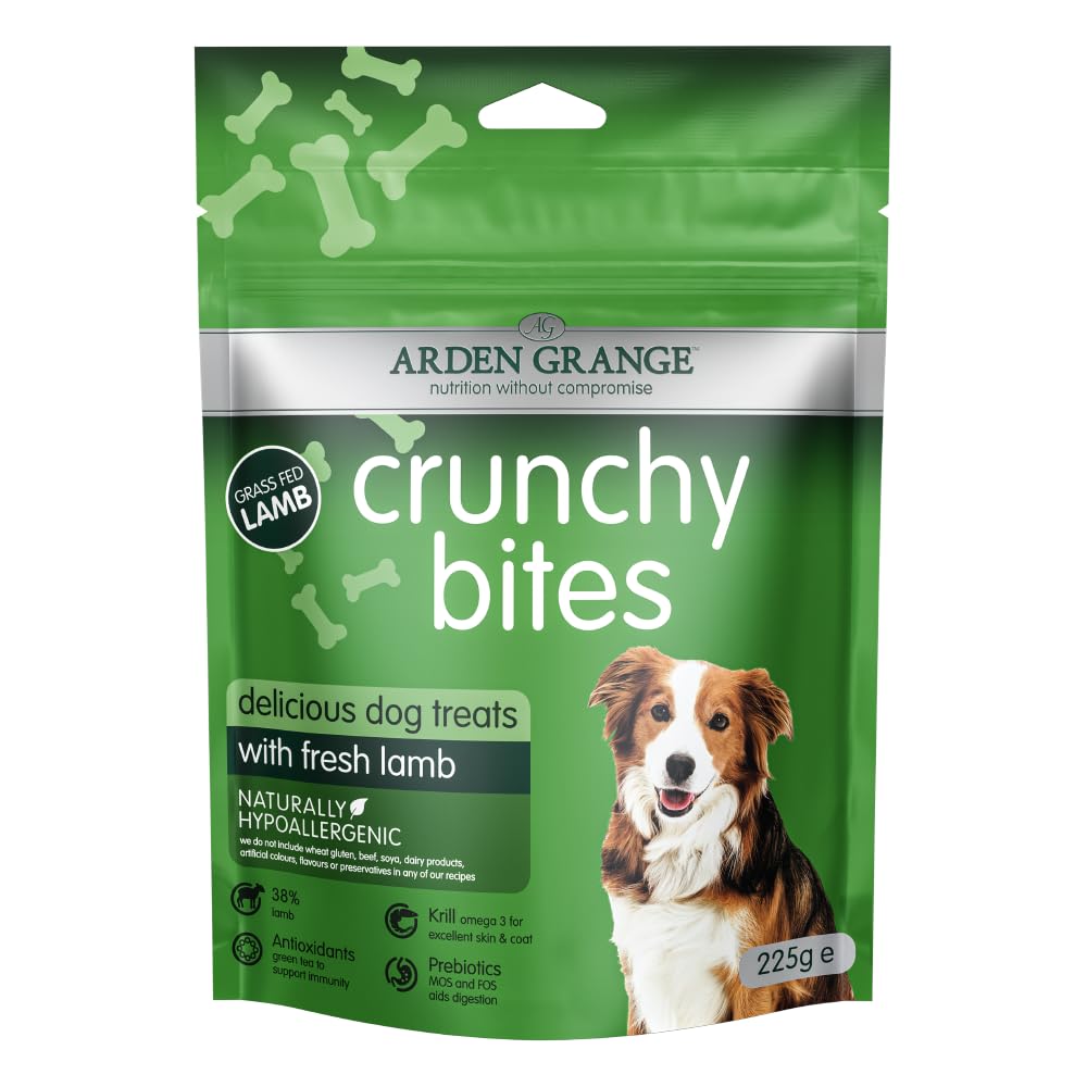 Arden Grange Crunchy Bites Lamb Dog Treats - 225G