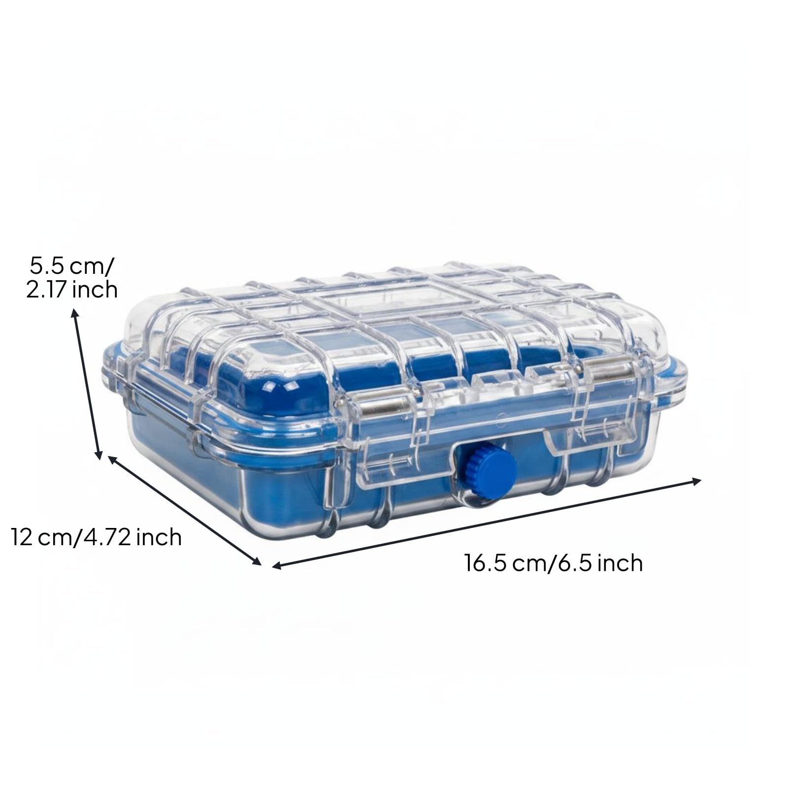 Scatola Portaattrezzi Impermeabile Antiurto Custodia Rigida Impermeabile Chiusura Sicura Valigetta Tecnologica in Plastica per Cantiere, style to 5