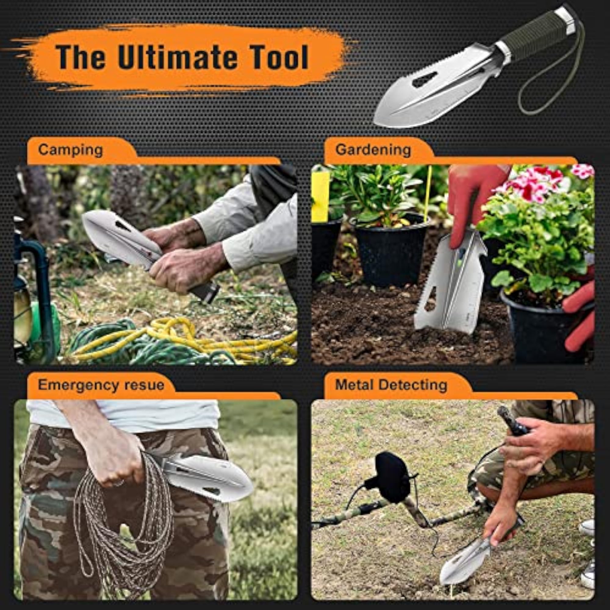 Mini Portable Camping Trowel for Outdoor Use