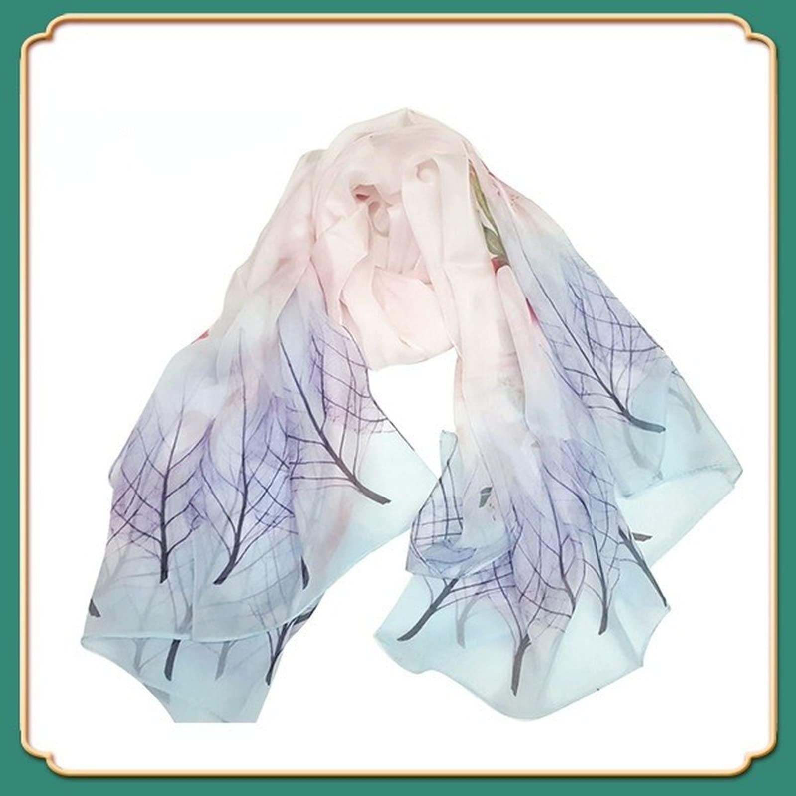 Foulard en soie naturelle pour sublimer vos tenues de soirée et vos sorties en ville