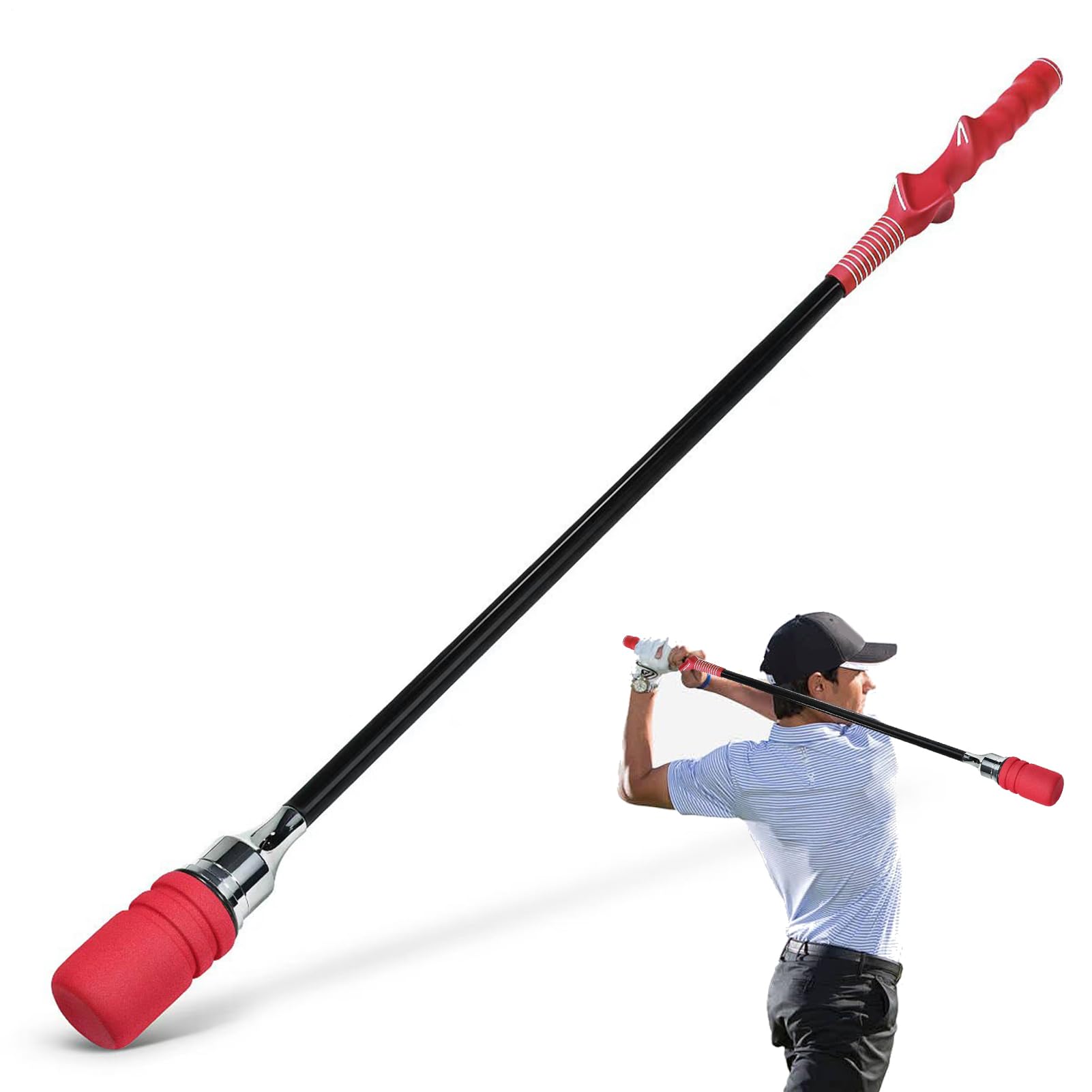 Correttore di presa da golf, strumento portatile per allenamento all'altalena, strumento sportivo per praticare corsi di fitness, per interni ed esterni, campeggio, viaggi, casa, cortile