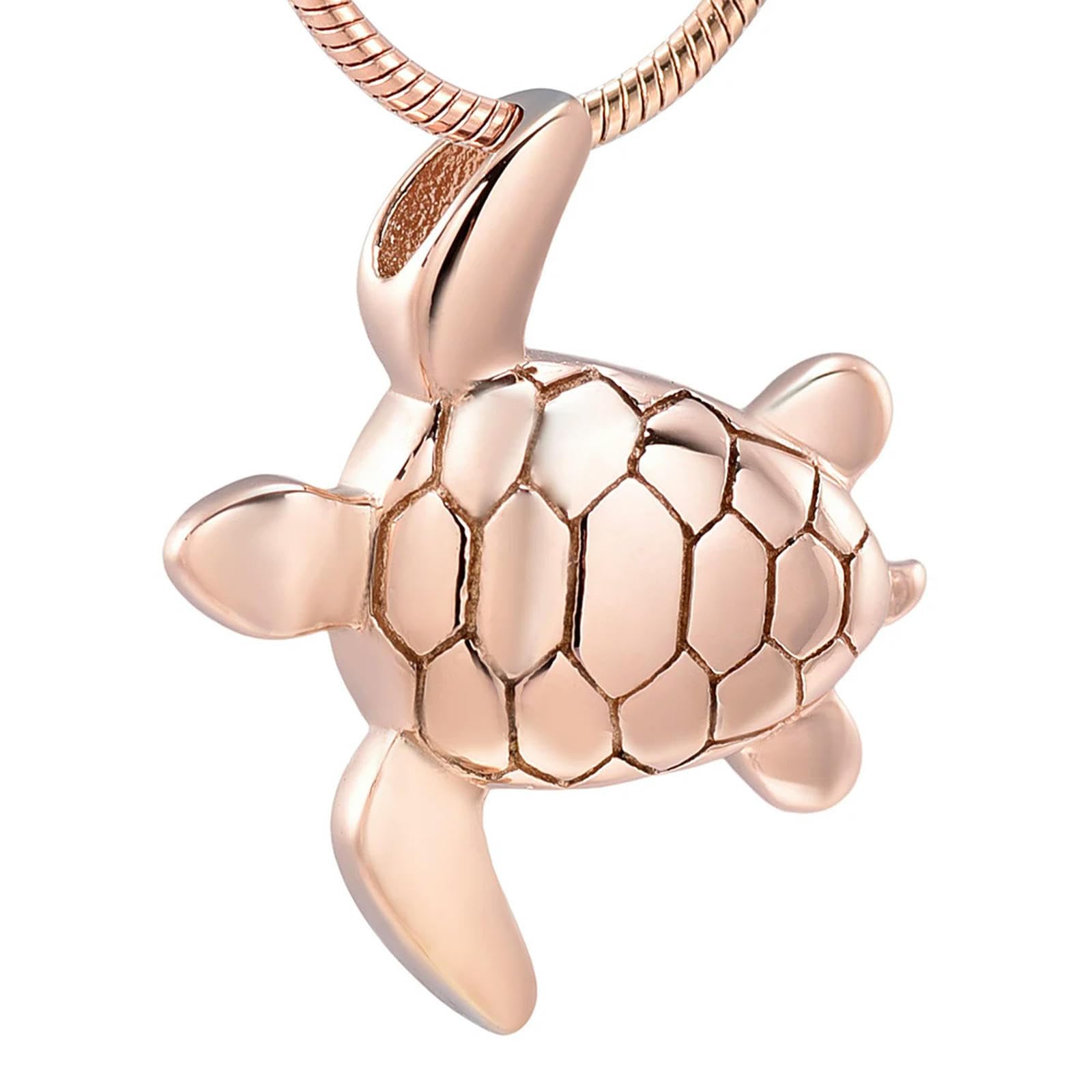 Bijou commémoratif petite tortue marine pour cendres animaux