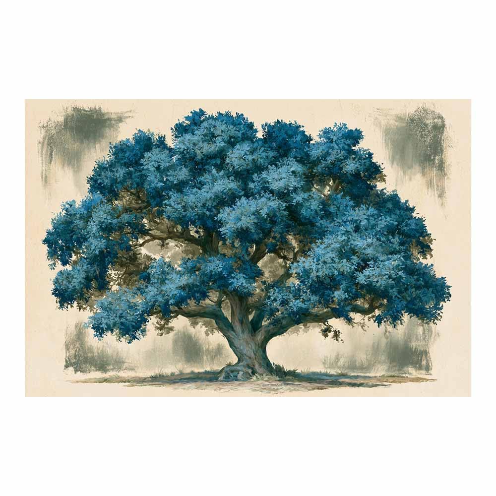 HOQIU Tree Of Life Wall Art Glowing Ices willows tree canvas prints, nature wall art, for Bathroom Home Office Decor(Multicolor)-60x80cm Unframed