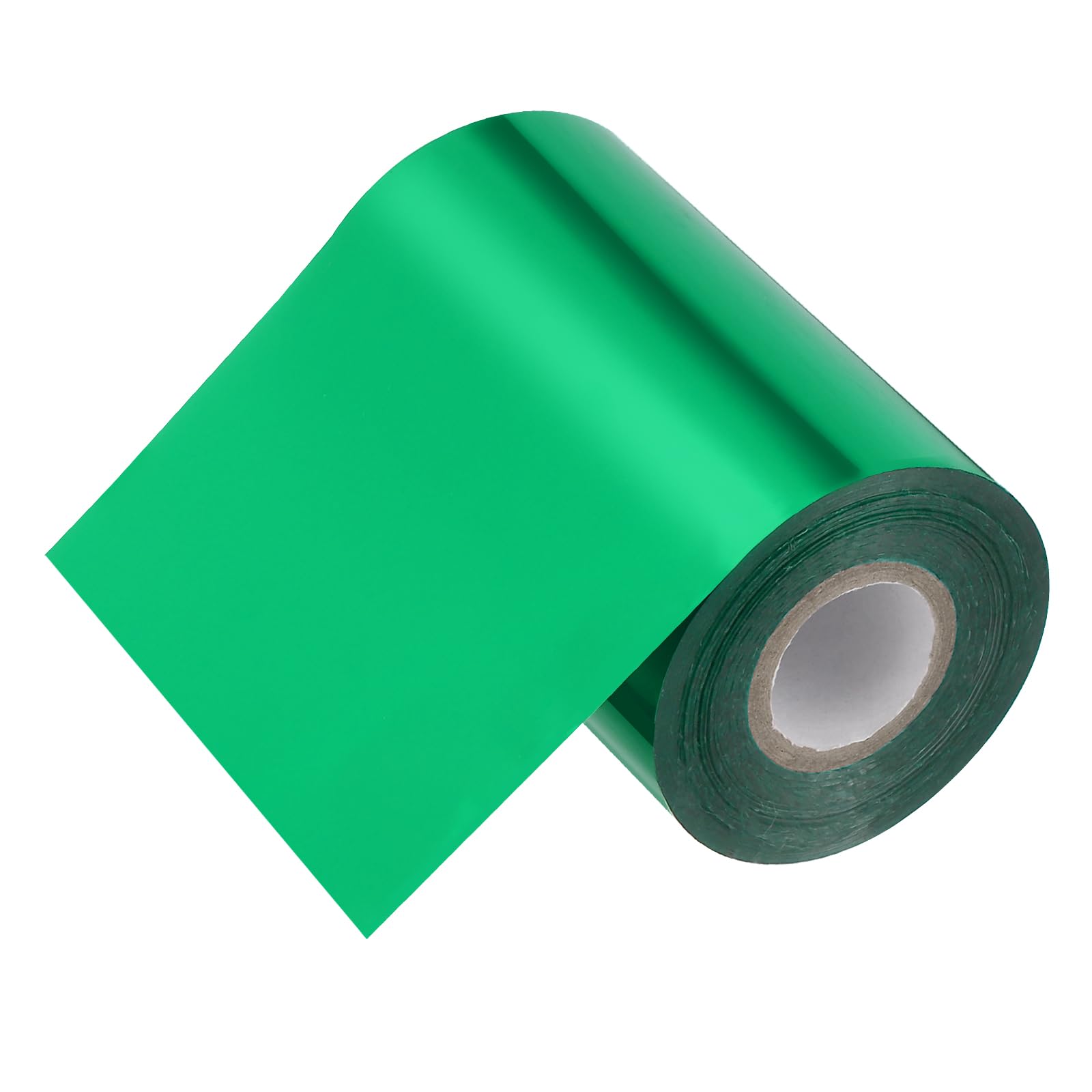 PATIKIL 4"x400Ft Hot Stamping Foil Paper, Heat Transfer Hot Stamping Paper Foil Roll for Leather DIY Logo Decor Craft Gift Package Scrapbook Card, Green