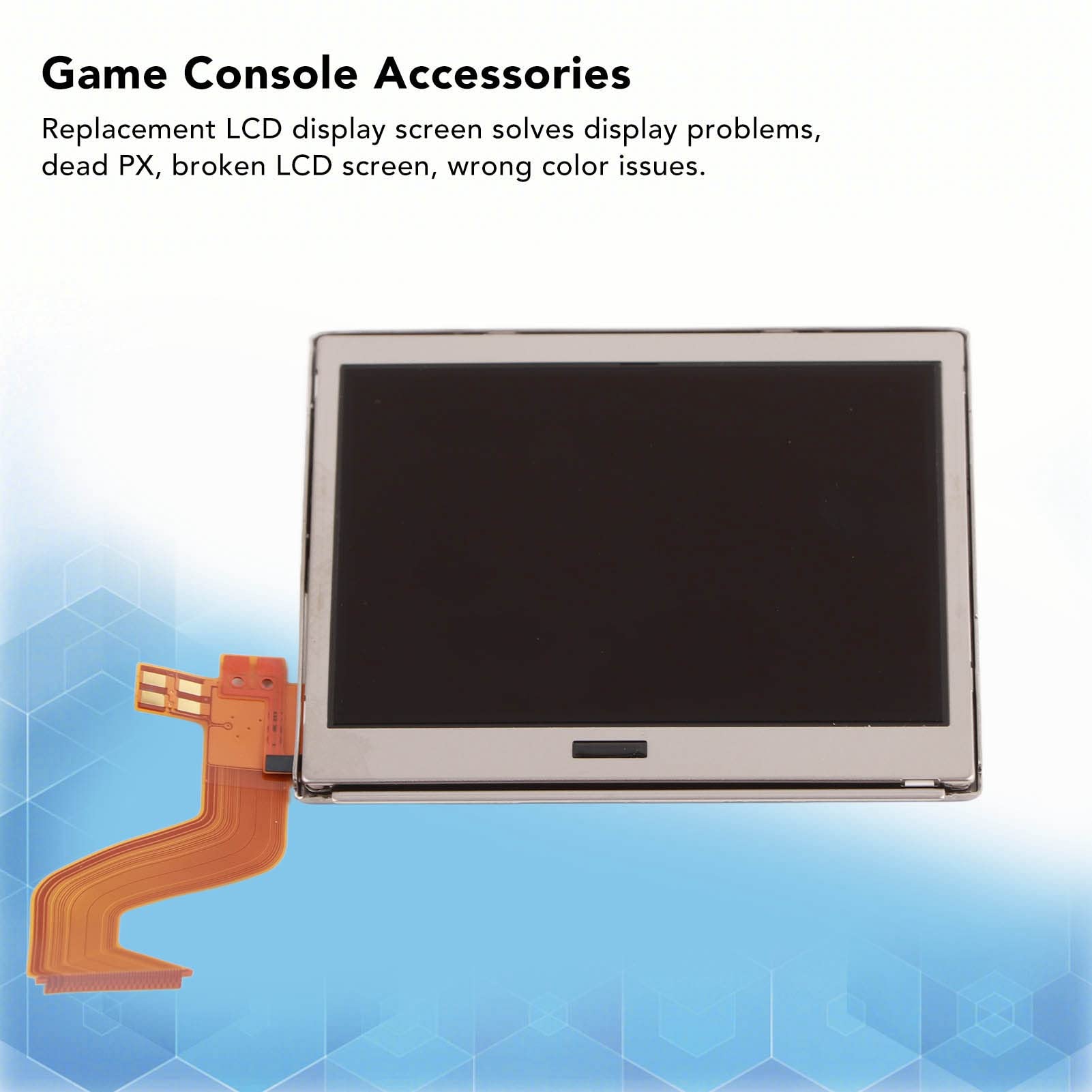 Écran Tactile 3,0 Pouces pour NDSL, Remplacement de L'écran LCD Supérieur Supérieur pour Les Consoles de Jeu, écran LCD Professionnel Haute Sensibilité HD